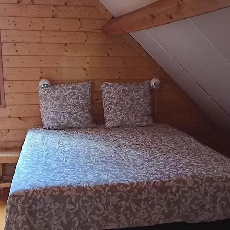 Le Du Avec Et Piscine Privés Pour Le Printemps Et L'été Et Poêle à Bois Réconfortant En Hiver Chalet